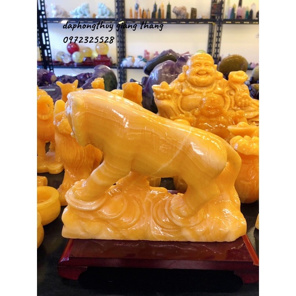 Tượng Hổ Đá Ngọc Hoàng Long Phong Thuỷ