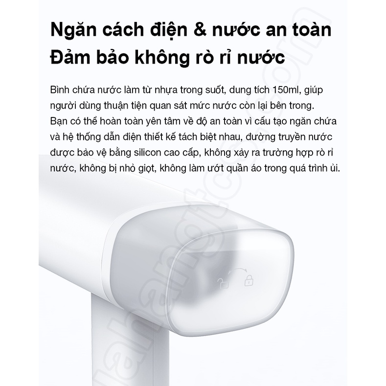 Bàn ủi hơi nước cầm tay Xiaomi Zan Jia GT-306LW