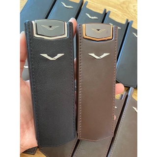 Bao da bò vertu Signature S // dạng rút