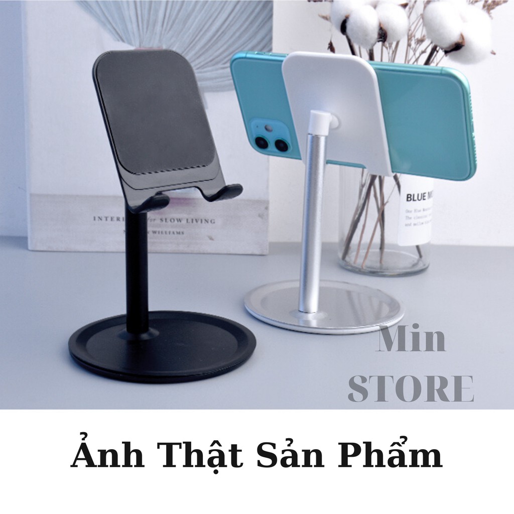 Giá Đỡ Điện Thoại/Máy Tính Bảng Chất Liệu Hợp Kim Nhôm Cao Cấp - Hàng Chất Lượng - Min STORE