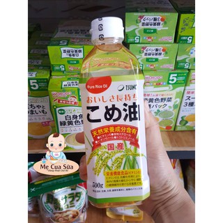 DẦU GẠO CHIÊN XÀO NHẬT BẢN CHAI 600G CHO BÉ TRÊN 8TH