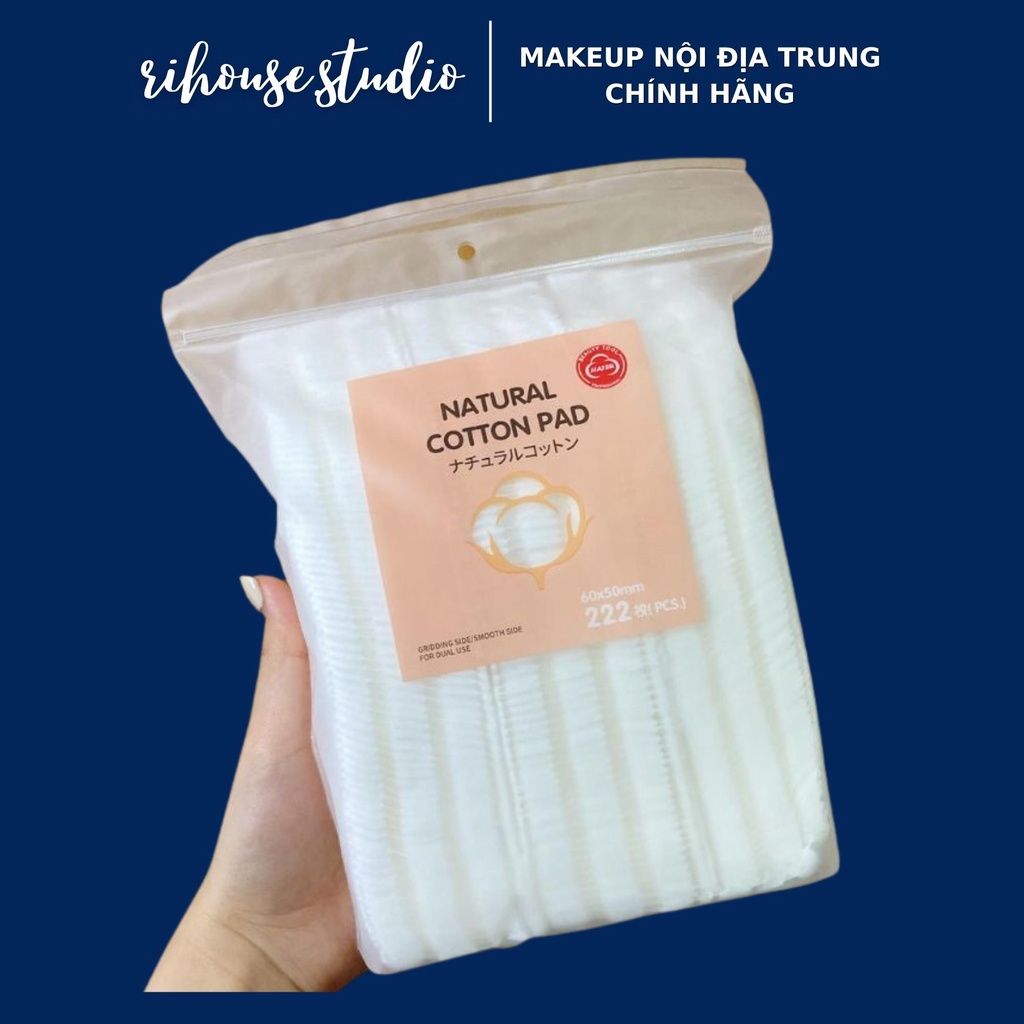 Bông Tẩy Trang Cotton Pads 3 Lớp Túi 222 Miếng