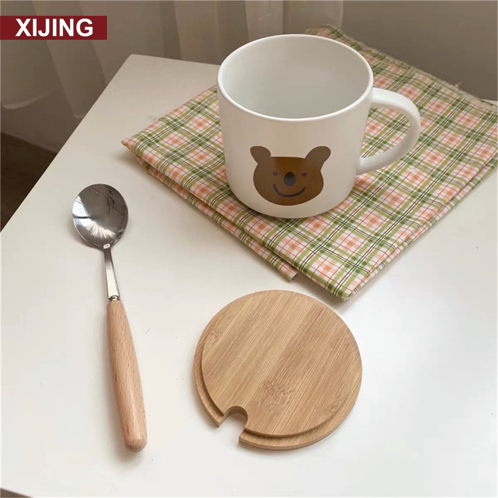 Muỗng/ nĩa/ đũa bằng thép không gỉ cán gỗ phong cách Nhật Bản