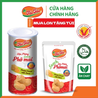 Đậu phộng phô mai Tài Tài lon 210g
