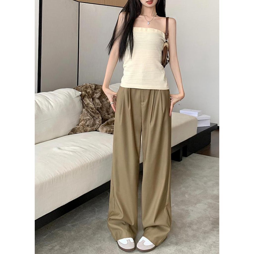 66581 Quần Ống Rộng Phong Cách Mới Phù Hợp Với Mùa Thu