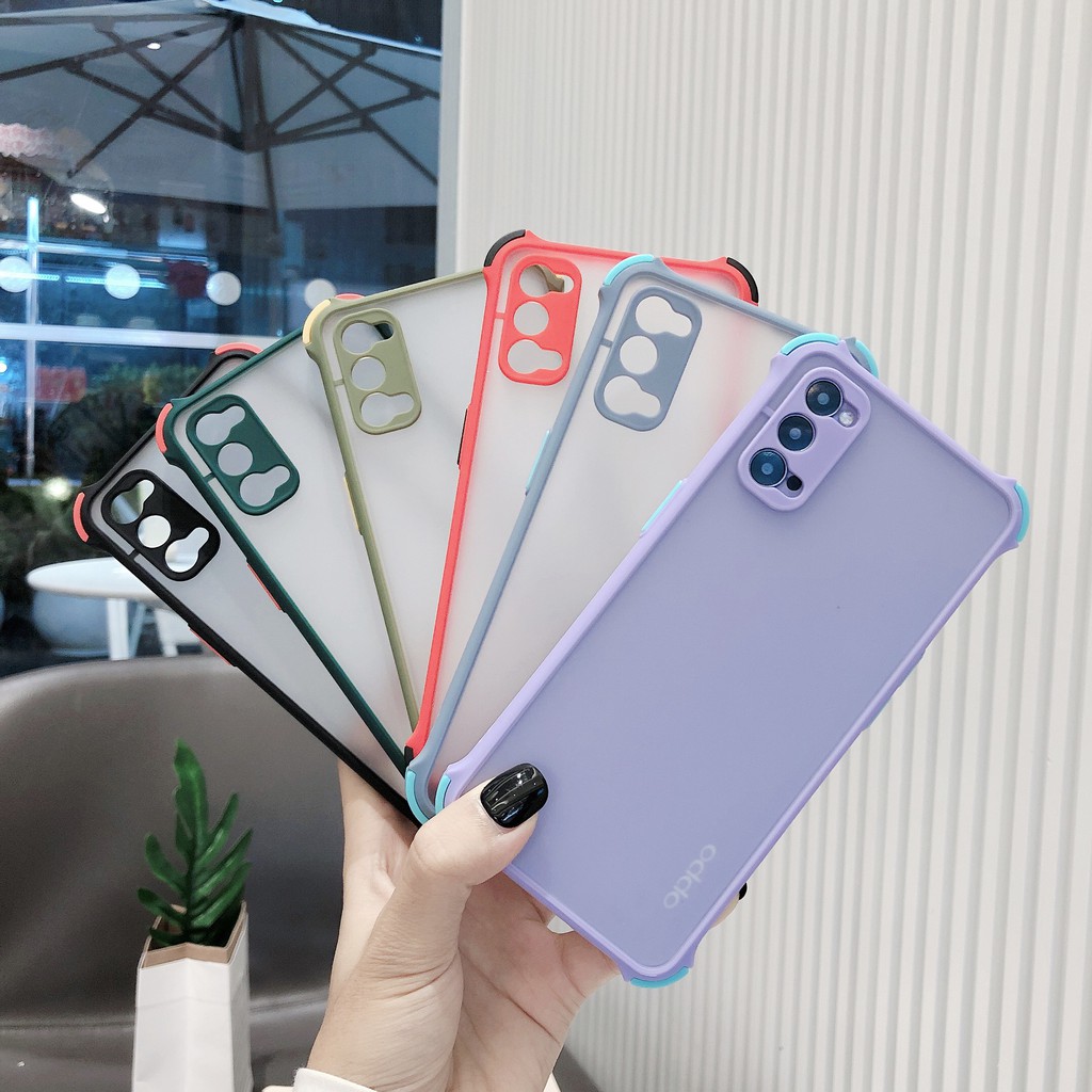 Ốp lưng Bảo Vệ Toàn Diện Bốn Góc Và Camera Chống Va Đập Dành Cho Oppo Reno 4 Reno 4pro Reno5 A9 A92