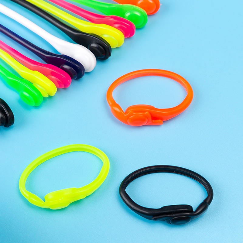 12 Dây Giày Silicone Co Dãn Không Cần Buộc