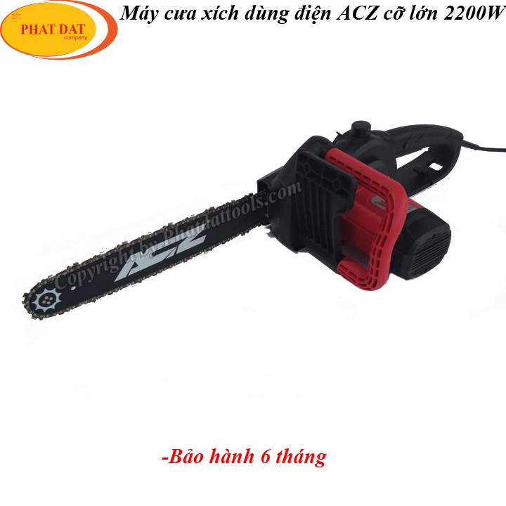 Máy cưa xích chạy điện ACZ 405-9 2200W lam cỡ lớn-Bảo hành chính hãng 6 tháng