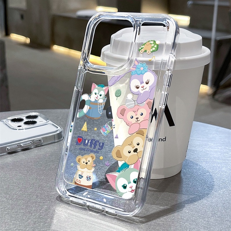Ốp Điện Thoại Trong Suốt Họa Tiết Gấu Duffy Cho iphone 11 13 7 8 Plus 12 13Pro Max X XS Max 7 8 SE 2020