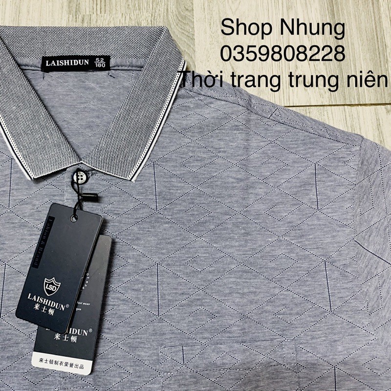 Áo thun nam trung niên cộc tay chất đẹp vải mềm mịn ảnh thật tự chụp | BigBuy360 - bigbuy360.vn