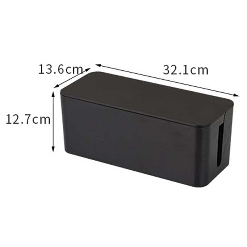 Hộp Quản Lý Dây Cáp Màu Đen Phù Hợp Cho Nhà / Văn Phòng