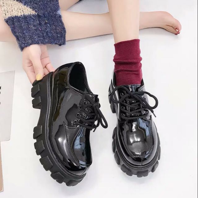 🔥Giày oxford đế răng cưa độn đế- 3 ảnh thật cuối