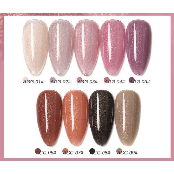 Sơn Gel AS vỏ đỏ Mã AGG ( Cam Kết Chính Hãng - làm khô sơn gel bằng máy hơ uvled )