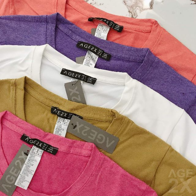 Áo thun unisex AGE2X