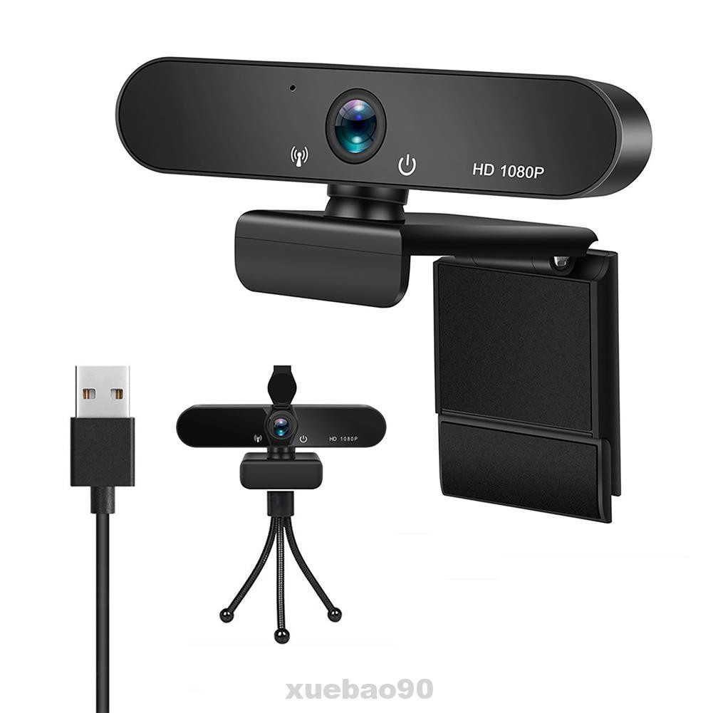 Webcam Hd 1080p Góc Rộng Kèm Micro Hỗ Trợ Dạy Học Trực Tuyến