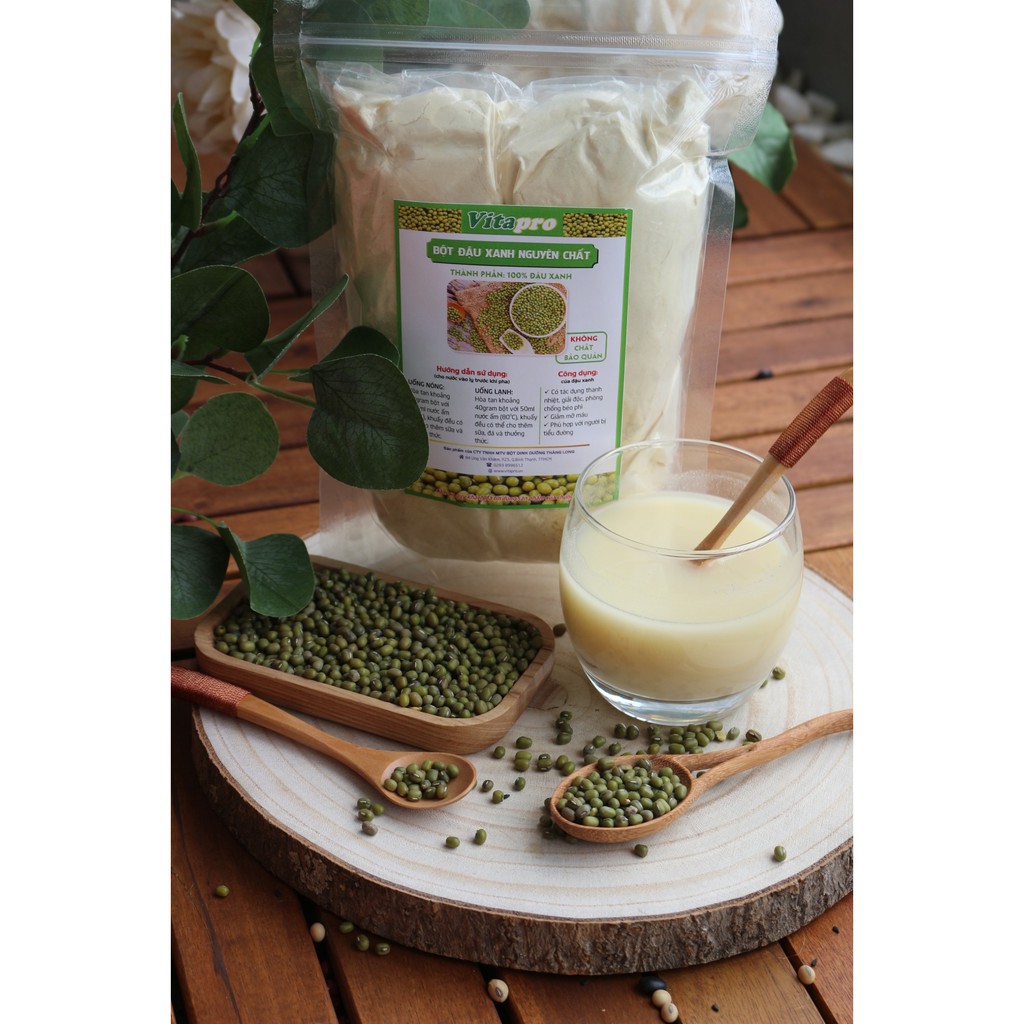 BỘT ĐẬU XANH NGUYÊN CHẤT (KHÔNG ĐƯỜNG) - VITAPRO