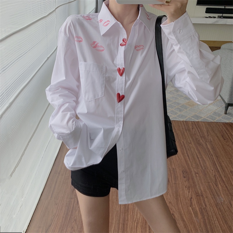 Áo Kiểu Tay Dài Thời Trang Xinh Xắn Cá Tính Cho Nữ