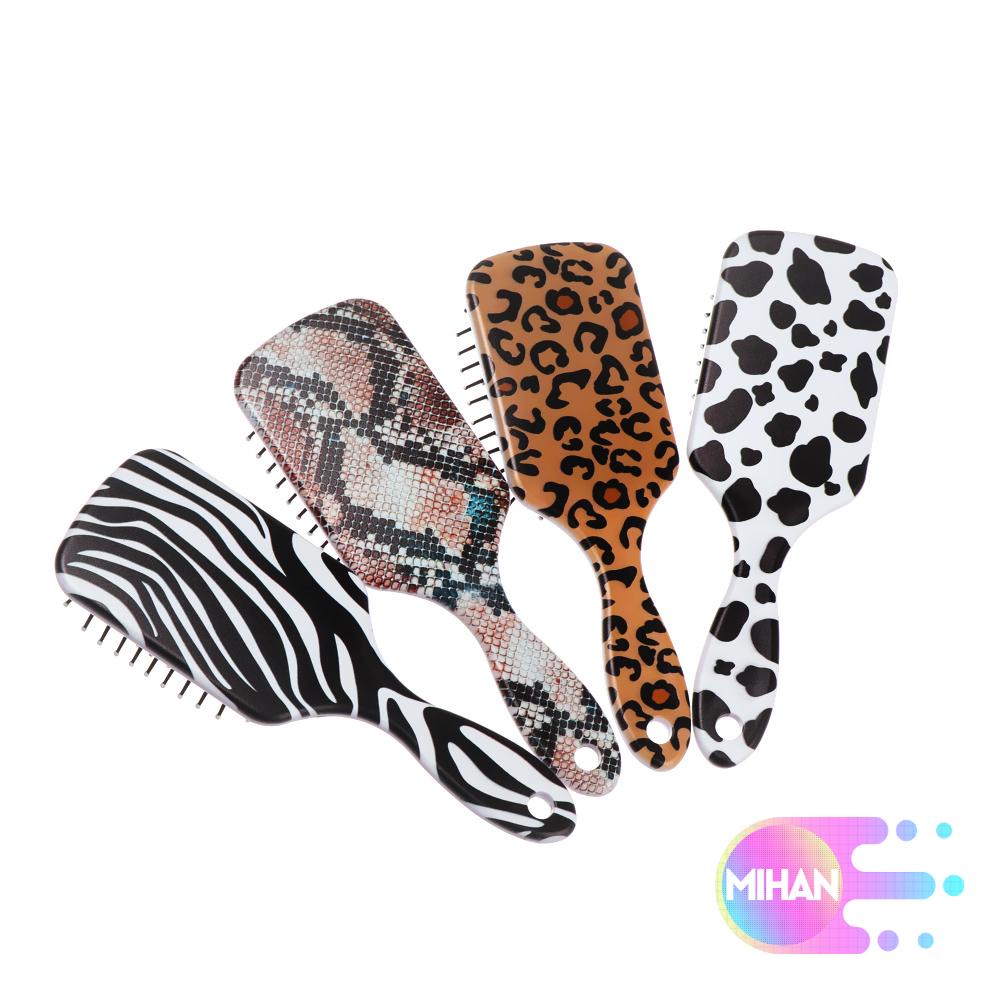 [Hàng mới về] Lược chải tóc mát xa da đầu nhiều họa tiết 3D tùy chọn cho tiệm salon