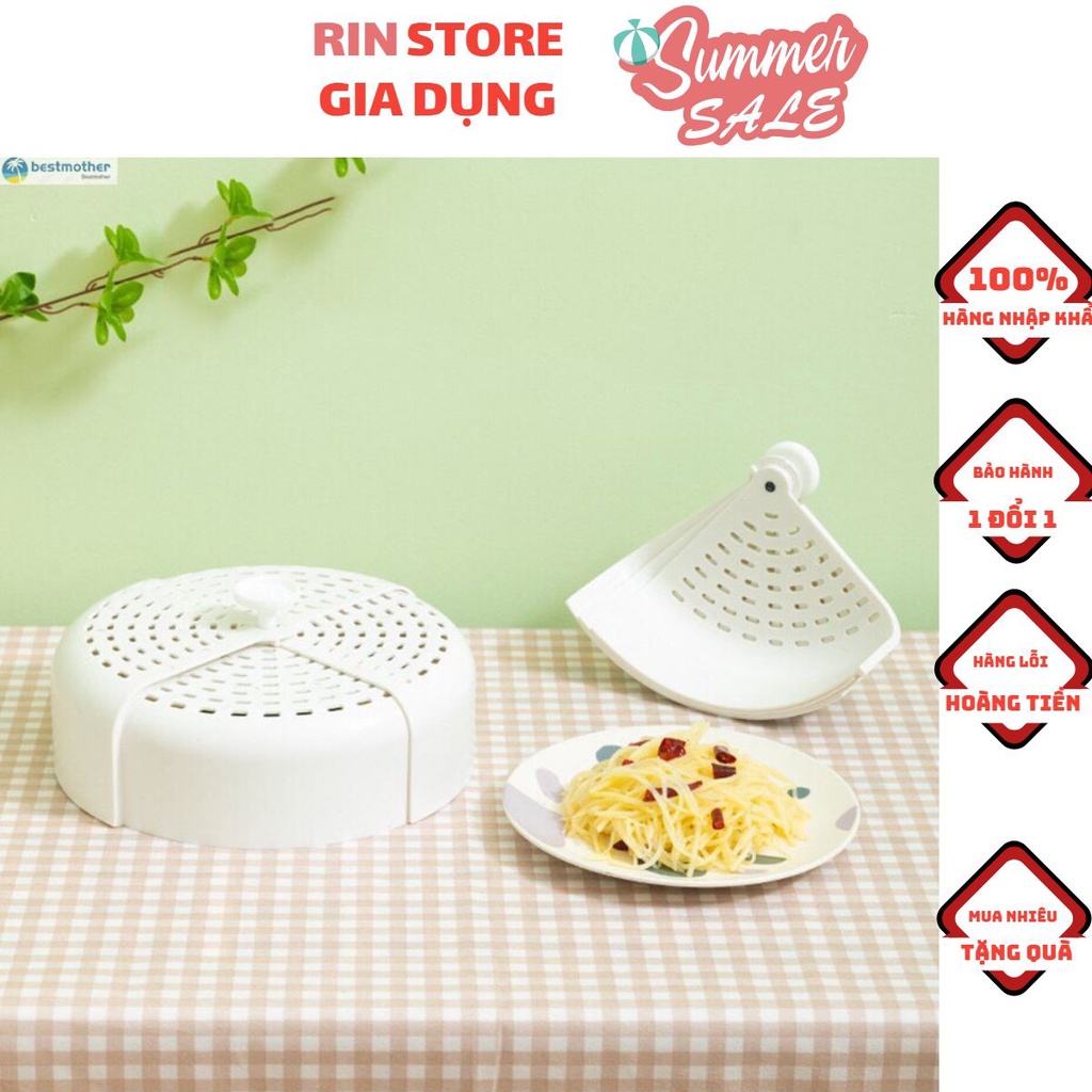 Lồng bàn gấp gọn mini❤️FREESHIP❤️đậy thức ăn gấp gọn tiện lợi,nắp đậy thức ăn cao cấp ngăn bụi, ruồi muỗi thoáng khí