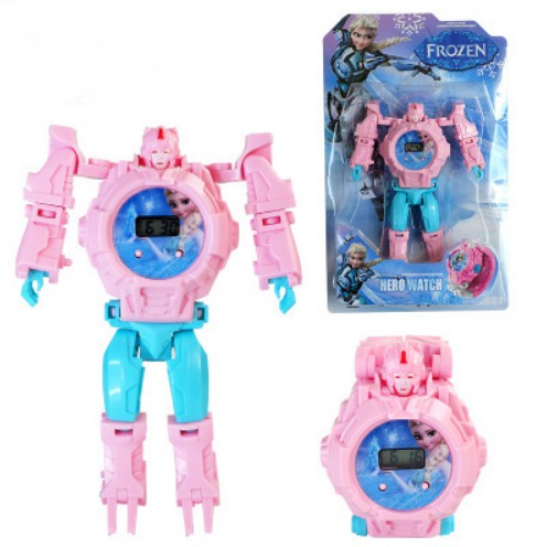 MVP2662 ĐỒNG HỒ TRẺ EM BIẾN HÌNH ROBOT 2 TRONG 1 DÀNH CHO BÉ TRAI BÉ GÁI (NHIỀU NHÂN VẬT)