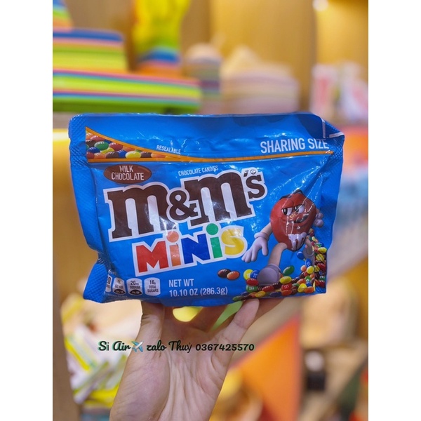(Air/ Mỹ ) KẸO SOCOLA M&M minis của Mỹ