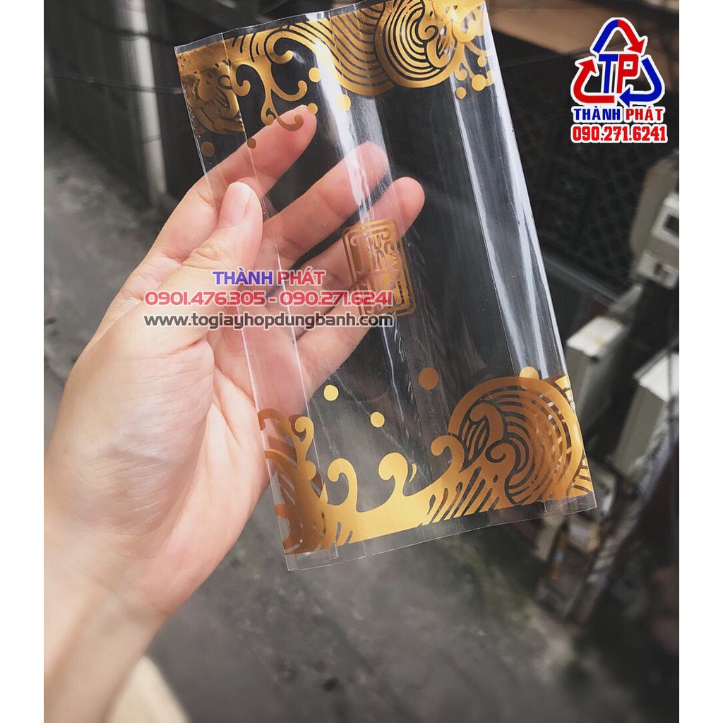 100 Khay kèm túi đựng bánh trung thu 150g - 200g - nhiều mẫu túi hàn miệng mới nhất 2023