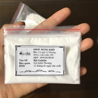 Bột Gelatin, Lá Gelatin