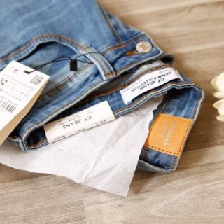 Quần jean skiny gấp gấu