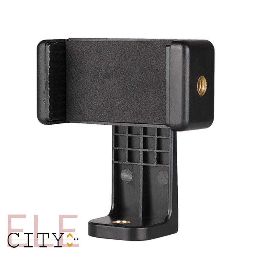 111ele} Tripod Mount Adapter Cell Phone Clipper Holder Vertical 360 Tripod Stand