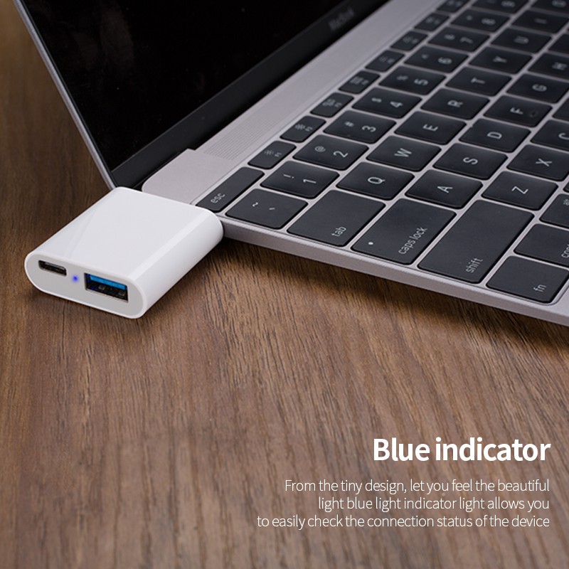 Đầu Chuyển Đổi Type C Sang Usb 3.0 Llano Dành Cho Macbook 12/ Pro Mới/ Xiaomi/ Huawei Matebook