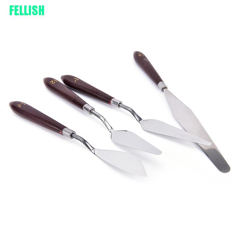 Dụng Cụ Trộn Màu Vẽ Bằng Thép Không Gỉ Tiện Dụng