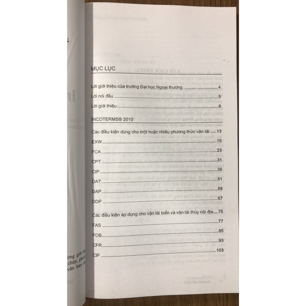 Sách - Incoterms 2010 - Quy tắc của ICC Về Sử Dụng Các Điều Kiện Thương Mại Quốc Tế Và Nội Địa (Song Ngữ  Việt - Anh)