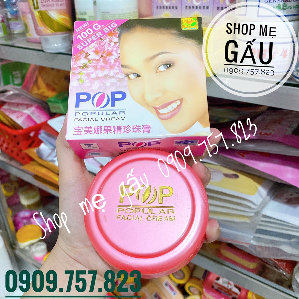 Kem POP dưỡng trắng da Thái Lan hộp 100gram