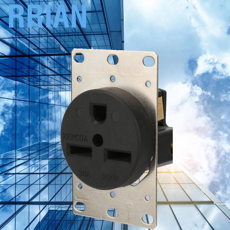 Rrian Ổ Cắm Điện 3 Lỗ Nema6-30R 30A 250V
