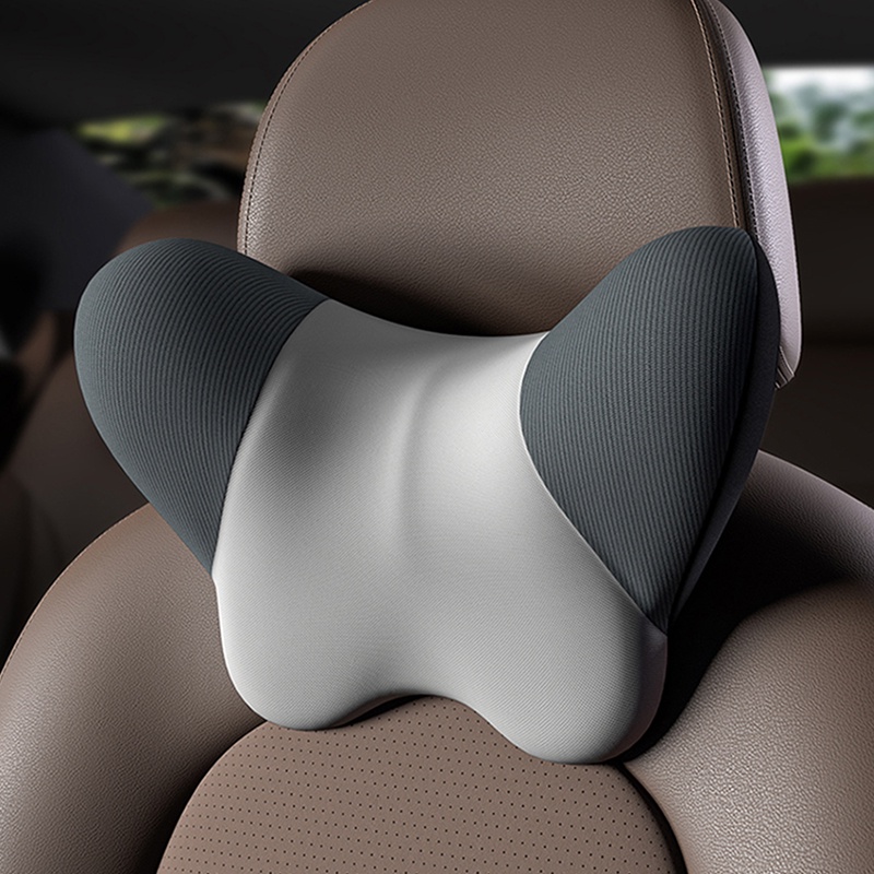 Set gối tựa đầu và đệm tựa lưng BLALION cao su non mềm mại trang trí bên trong xe hơi (có bán lẻ)