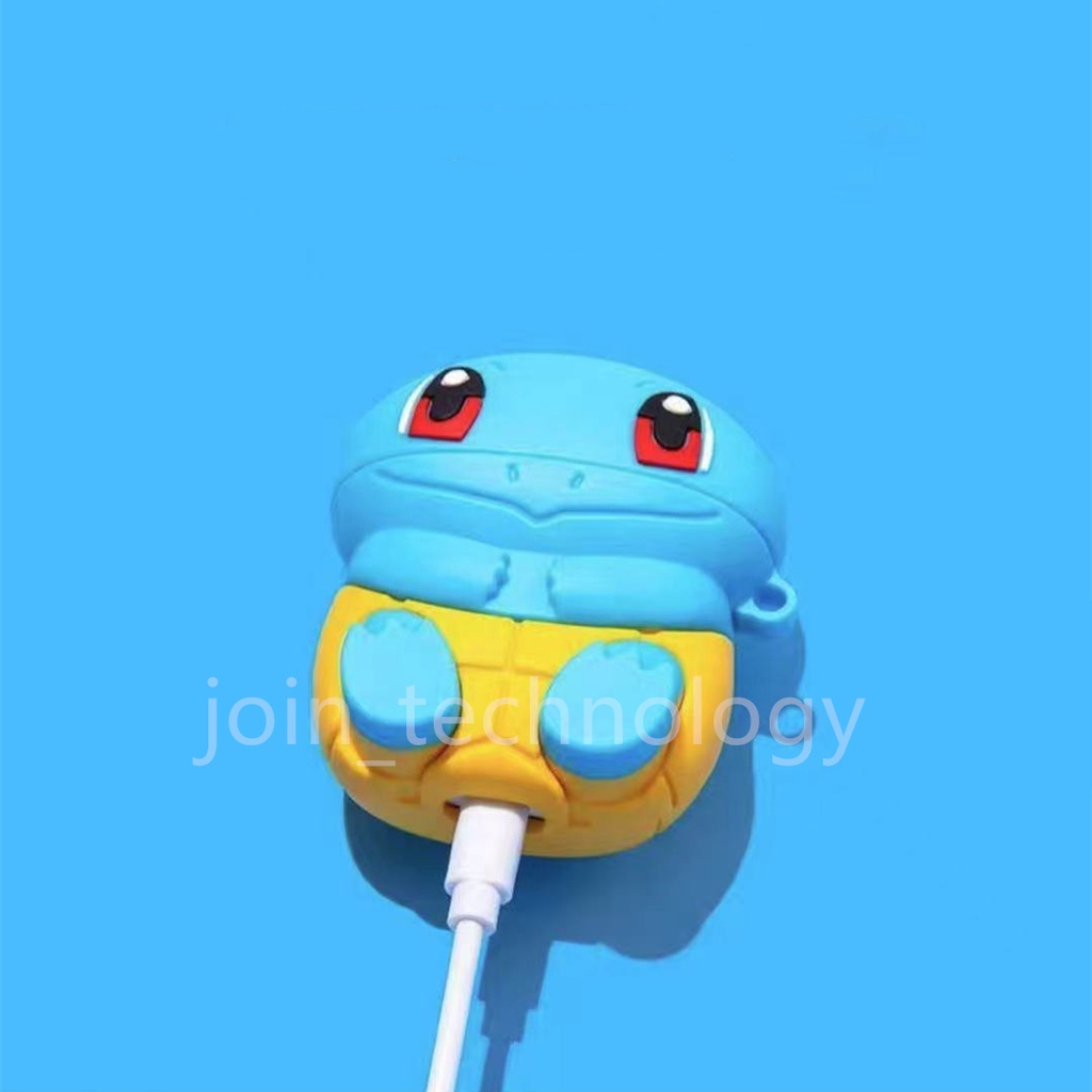 Vỏ Bảo Vệ Hộp Sạc Tai nghe không dây Airpods Pro / 1 / 2 Bằng Silicon Mềm Họa Tiết Hoạt Hình Dễ Thương