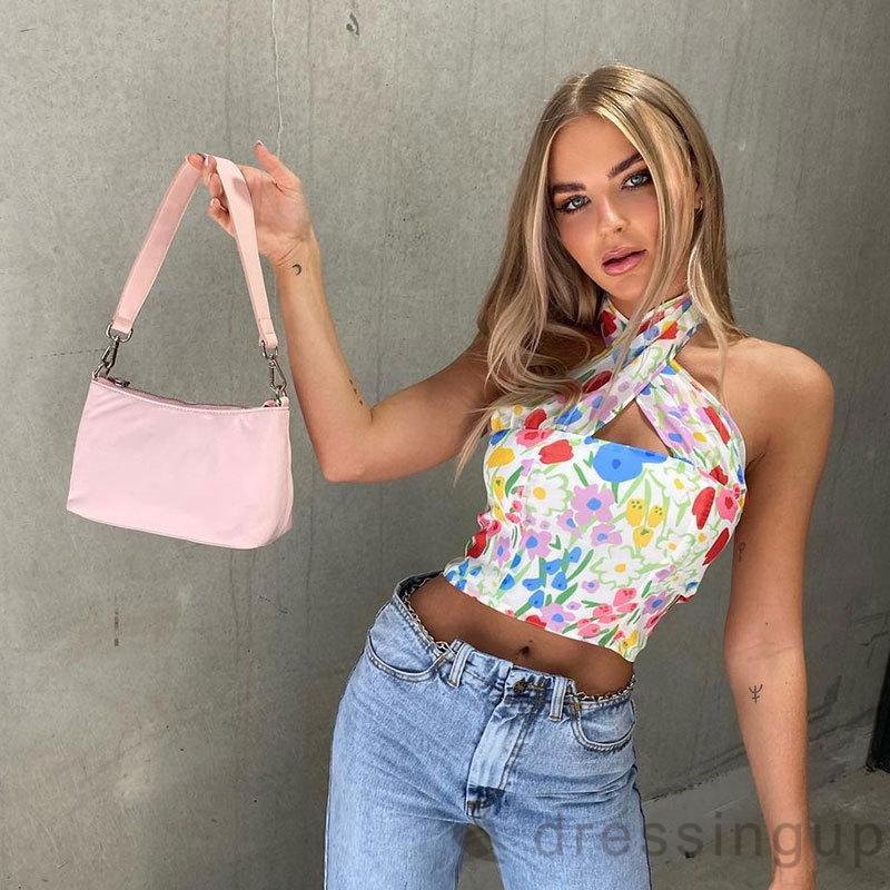 Áo Nữ Không Tay Họa Tiết Hoa Thời Trang Quyến Rũ