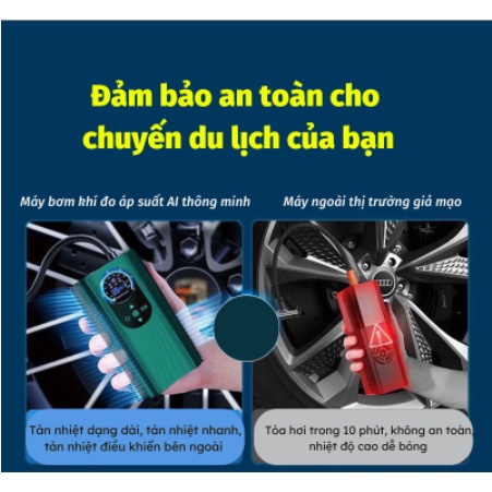 Bơm Lốp Ô Tô Máy Bơm Lốp Ô TÔ Xe Hơi Cao Cấp Moda.H