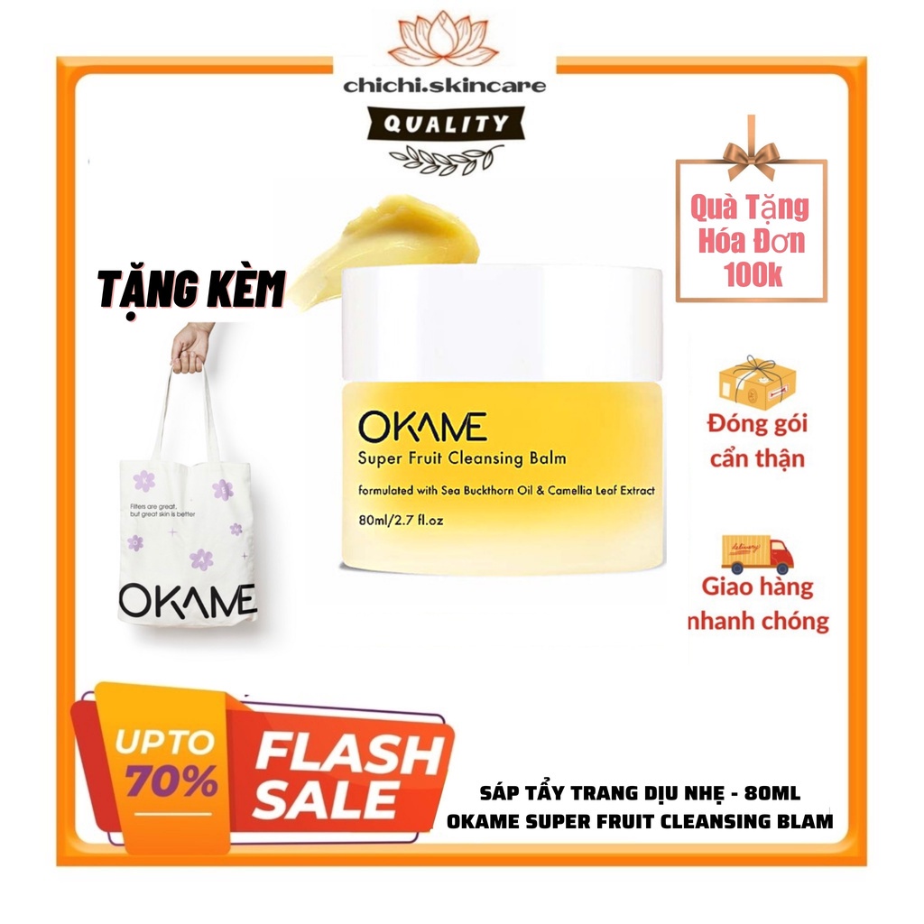 [Authenic] Sáp Tẩy Trang Okame Super Fruit Cleansing Blam 80ml