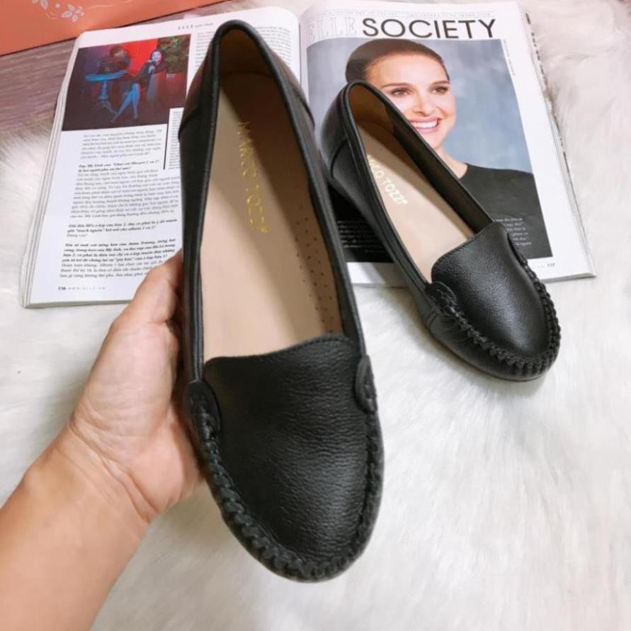 Giày Lười Giày Mọi Nữ Chất Da Bò Đế Bằng Chống Trượt Không Thấm Nước Hàng Chính Hãng Ba Màu Y Hình | BigBuy360 - bigbuy360.vn