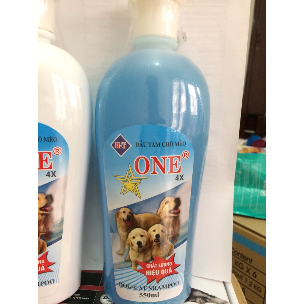 Dầu tắm  sữa tắm trị ghẻ, khử mùi, xà mâu, ve, nấm da.v.v mượt lông ONE 4X, 7X,8X