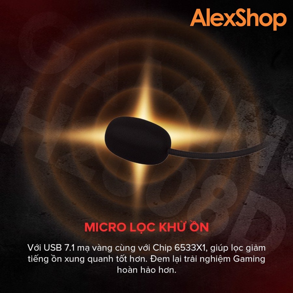 Tai Nghe Gaming Havit H2008D Màn Loa Cực Lớn 50mm Chính Hãng - Bảo Hành 1 Đổi 1 12 Tháng