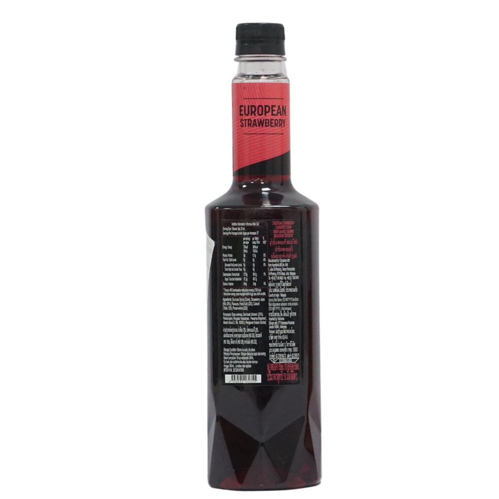 DVG Mixologic Strawberry Syrup 750ml (vị dâu tây)- Siro DVG hương dâu chai 750ml