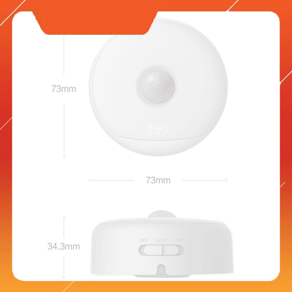 Đèn ngủ Xiaomi Youpin Yeelight YLYD01YL cảm biến hồng ngoại tự động sáng khi có chuyển động Pin sạc- Minh Tín Shop [ Shi