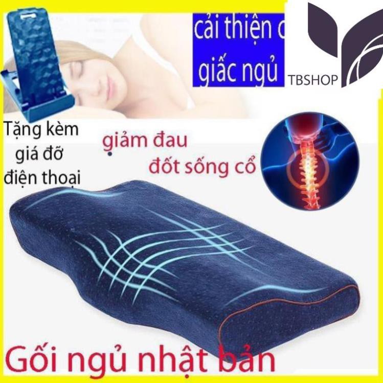 Gối ngủ nhanh nhật bản cao su non đa năng chuyên chữa chị đau mỏi vai gáy thoát vị đốt đốt sống cổ, ngủ không ngon