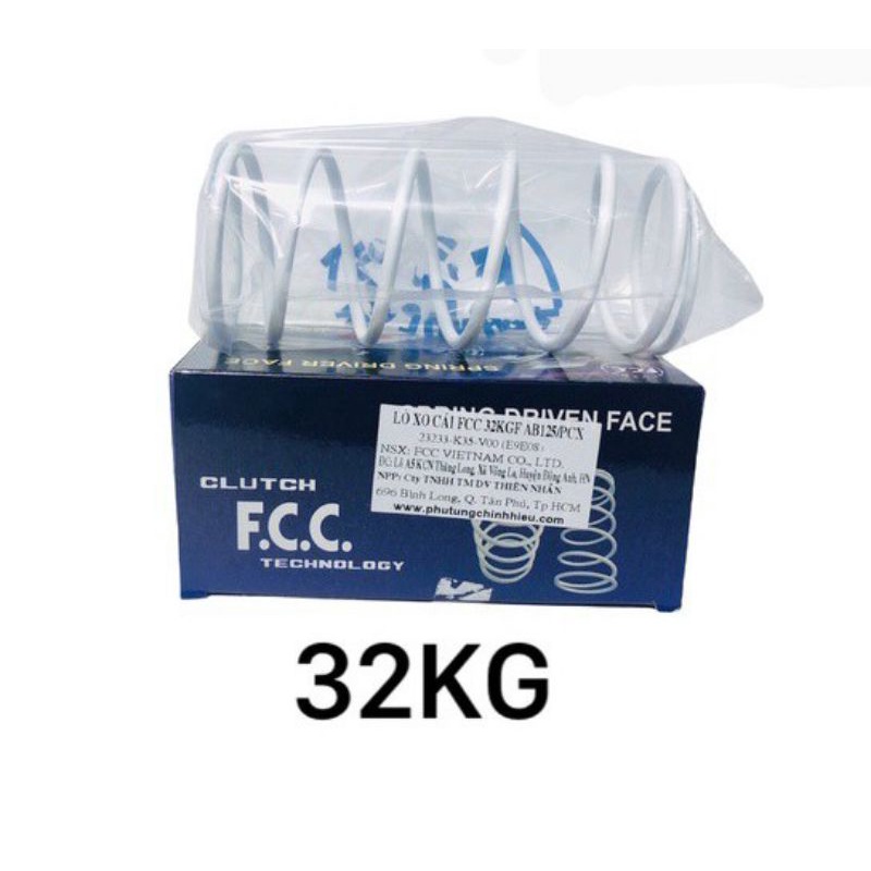LÒ XO TRỤ  NỒI SAU CHÍNH HÃNG FCC, 29KG,31KG, 32KG, 35KG CHO XE HONDA TAY GA AIRBLADE, PCX, SH, VAIRO