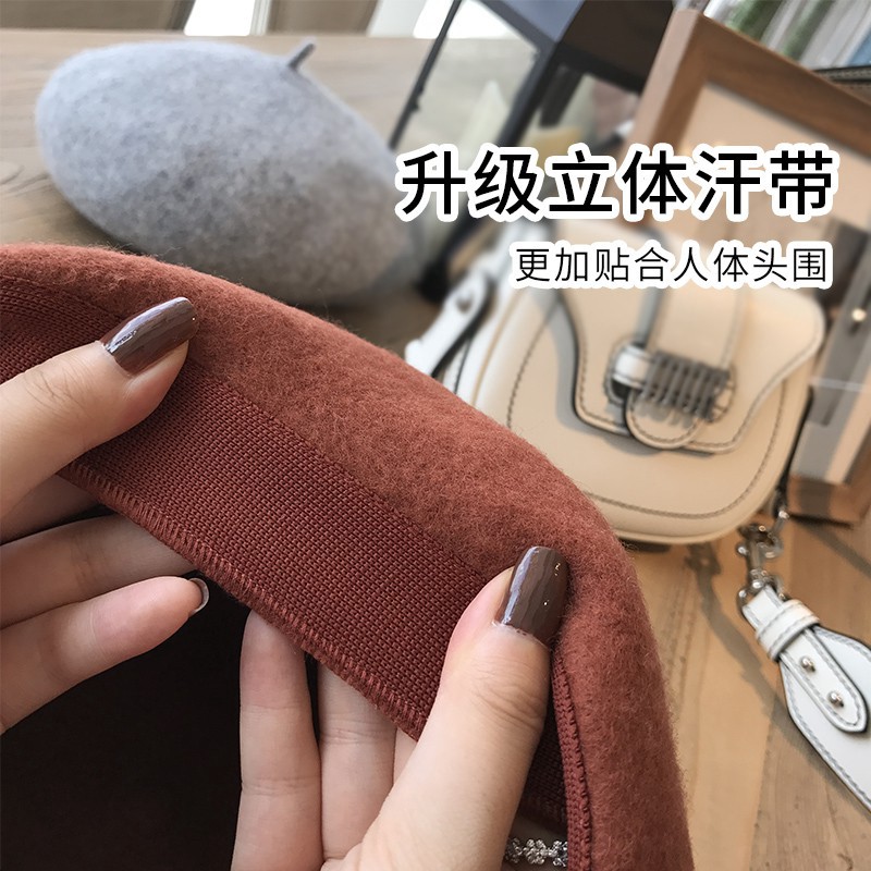 Mũ bê rê len thời trang Retro cho nữ