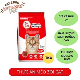 Thức ăn mèo zoi cat - gói 1kg - vitamin_pet