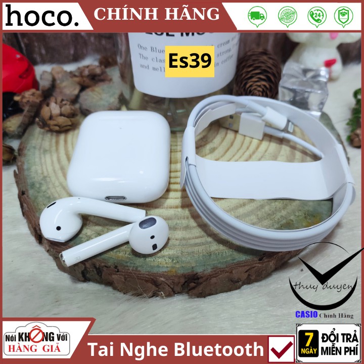 Tai nghe nhét tai Bluetooth Hoco ES39 định vị đổi tên hỗ trợ sạc Type C kết hợp không dây - Bảo hành 12 Tháng