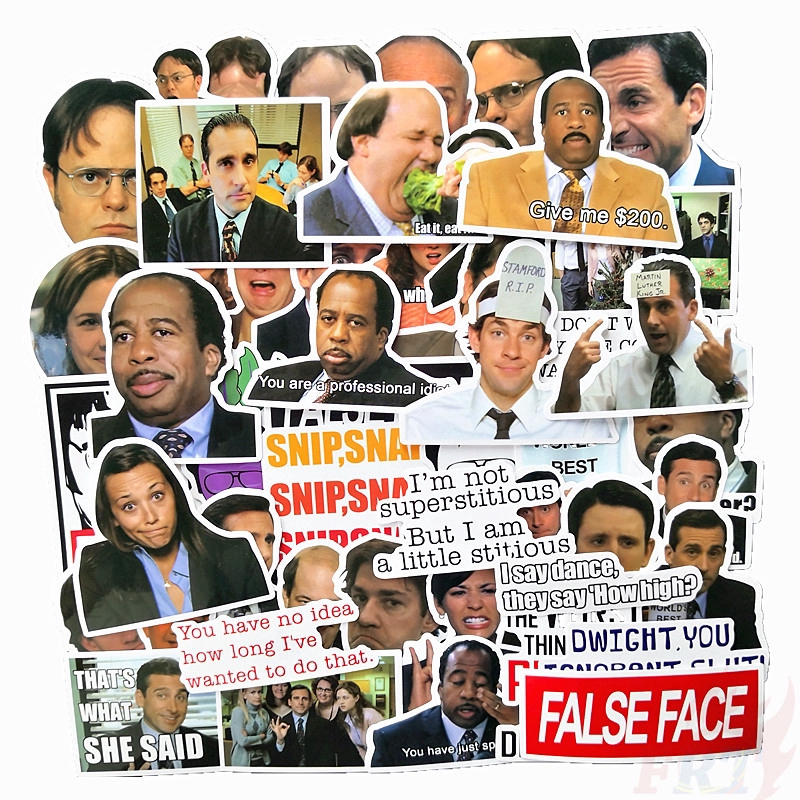 ❉ The Office - Series 06 NBC Hot TV Show Stickers ❉ 50Pcs/Set Fashion DIY Decal Doodle Stickers